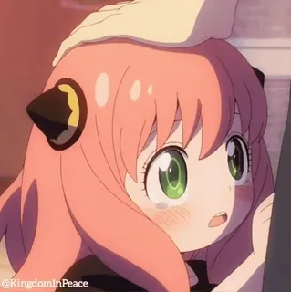 🎀 Anya Forger Spy x Family @KingdominPeace Anime, Spy x Family, Anya Forger, Fille Anime, Dessin Animé, Mignon telegram sticker