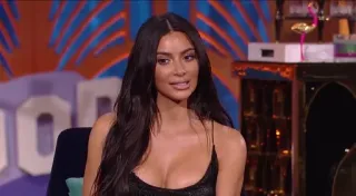 😬 Kim Kardashian Kim Kardashian, reality star, celebrity, talk show telegram sticker
