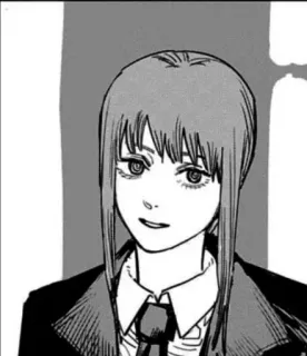🌫 Makima Chainsaw Man anime, manga, chainsaw man, makima, character telegram sticker