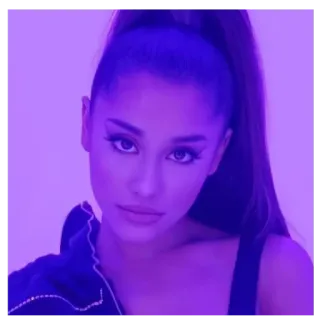 💧 Ariana Grande chanteur, pop star, musique, célébrité, portrait telegram sticker