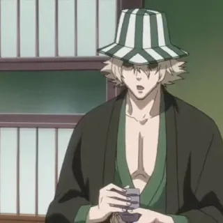 🧩 Kisuke Urahara Bleach Anime, Bleach, Kisuke Urahara, Charakter, Hut, Manga telegram sticker