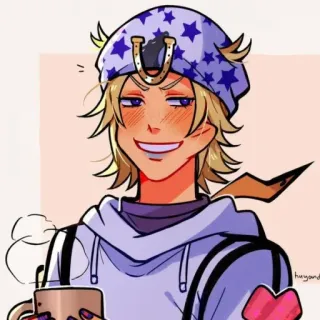 ✨ Johnny Joestar JoJo's Bizarre Adventure Anime, Postać, Jojo, Steel Ball Run telegram sticker
