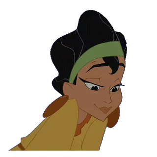 👩 Chicha The Emperor's New Groove ดิสนีย์, แอนิเมชัน, แม่, ชิช่า, จักรพรรดิกลายพันธุ์ อัศจรรย์พันธุ์ต๊อง telegram sticker