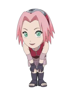 😊 Sakura Haruno Naruto anime, cartoon, sakura, naruto, ninja telegram sticker
