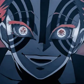 😈 Akaza Demon Slayer Аниме, Демон, Клинок рассекающий демонов, Аказа telegram sticker