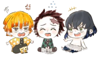💖 Demon Slayer 动漫, 卡通, 鬼灭之刃, 漫画 whatsapp sticker
