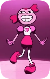 🕺 Spinel Steven Universe Cartoon, Roze, Spinel, Steven Universe telegram sticker