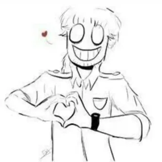 💞 cartoon, personage, hart, liefde telegram sticker