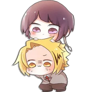 ❤️ anime, chibi, cartoon, character, cute, manga telegram sticker