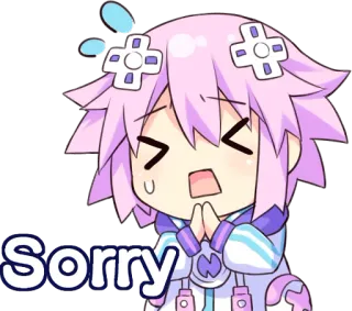 🙏 Sorry desculpa, fofo, anime whatsapp sticker
