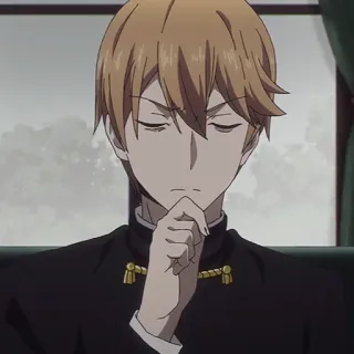 💛 Miyuki Shirogane Kaguya-sama: Love Is War Аниме, Кагуя-сама, Миюки Широгане, Президент, Учеба telegram sticker
