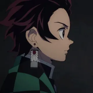 Kamado Tanjiro @JustSomeBullshit telegram stickers