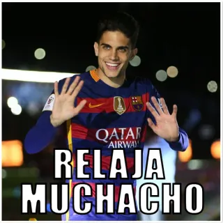 🤣 RELAJA
MUCHACHO relax, boy, football, soccer, spanish, calm down telegram sticker