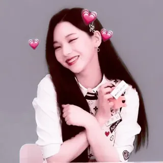 🔮 人, 笑顔, ハート, 女性, 韓国 whatsapp sticker