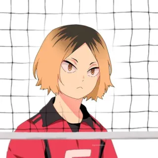 ➖ Kenma Kozume Haikyuu!! anime, haikyuu, kenma, kenma kozume, volleyball, cartoon telegram sticker