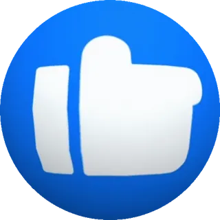 👍 Большой палец вверх, Лайк, Одобрение, Позитив, Социальные сети, Иконка, Жест telegram sticker