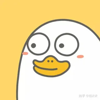 🐥 知乎 @适米米 bebek, kartun, lucu, binatang, putih, kuning whatsapp sticker