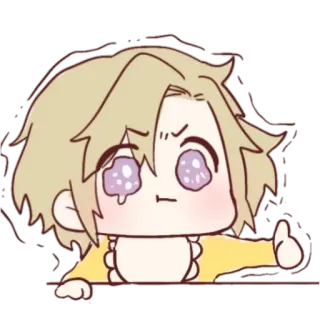 👍 Chibi, Anime, Lindo, Pegatina, Dibujo animado, Pulgar arriba telegram sticker