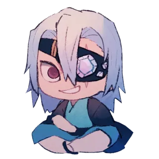 💎 Tengen Uzui Demon Slayer anime, demon slayer, tengen uzui, adesivo, chibi telegram sticker