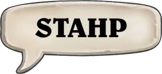 ⛔ STAHP Argot, Internet, Mème whatsapp sticker