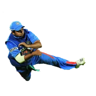 🕺 Cricket, Sport, Atleta, India, Uniforme telegram sticker