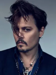 💗 Johnny Depp actor, celebrity, portrait, man, movie star telegram sticker