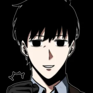 🗯 Anime, Hombre, Retrato, Dibujo animado, Manga, Personaje telegram sticker