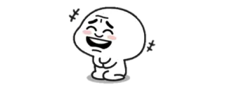 🔰 cute, happy, cartoon, character, smile telegram sticker