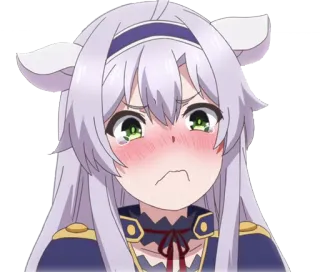☺️ Anime, Personaggio, Triste, Piangendo, Kawaii, Carino whatsapp sticker