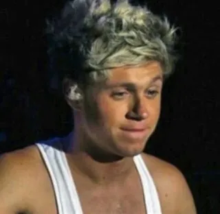 😕 Niall Horan Niall Horan, One Direction, cantante, estrella pop telegram sticker