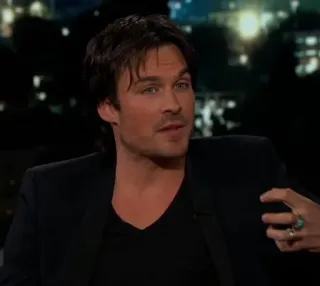 🖤 Ian Somerhalder actor, portrait, celebrity, man telegram sticker