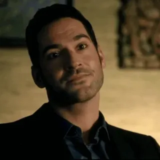😊 Lucifer Morningstar Lucifer Сериал, Люцифер, Том Эллис, Дьявол, Криминал, Фэнтези telegram sticker