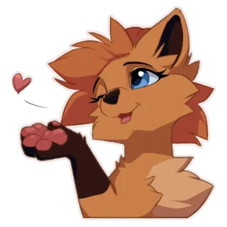 😘 fox whatsapp sticker