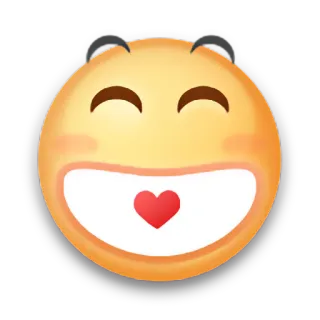 😘 emoji, devil, smiley, heart, cartoon, cute, love telegram sticker