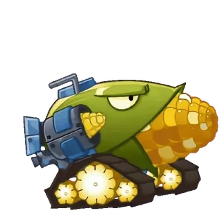 😊 Plants vs Zombies, Dibujos animados, Videojuego, Maíz, Tanque, Plantas, Zombis whatsapp sticker