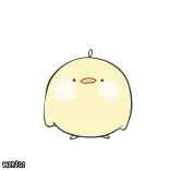😔 MUSTOP Küken, Vogel, Tier, süß, Mustop, gelb telegram sticker