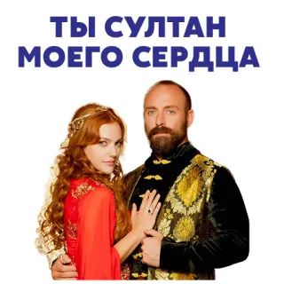 💕 ТЫ СУЛТАН
МОЕГО СЕРДЦА romans, sułtan, miłość, serce telegram sticker