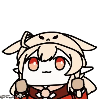 😀 Klee Genshin Impact whatsapp sticker