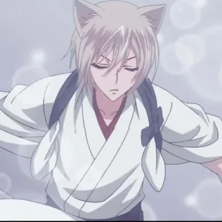 🤩 Anime, Manga, Oreilles de renard, Kemonomimi, Kimono telegram sticker