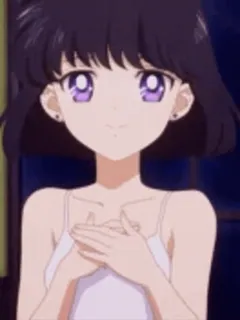 ❤️ Sailor Saturn Sailor Moon Anime, Mangá, Sailor Saturn, Sailor Moon, Desenho animado, animado, animação japonesa telegram sticker