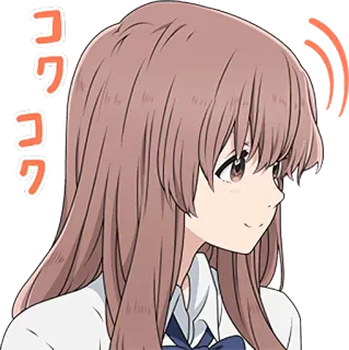 🙂 コココ Anime, Mädchen, Japanisch, Soundeffekte telegram sticker