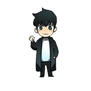 👋 Anime, Chibi, Personagem, Desenho animado telegram sticker