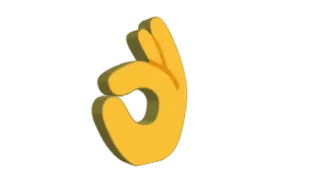 👌 ok gesture, hand, offensive gesture telegram sticker