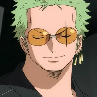 💚 Zoro One Piece Anime, One Piece, Zorro, Roronoa Zorro, Schwertkämpfer, Pirat telegram sticker