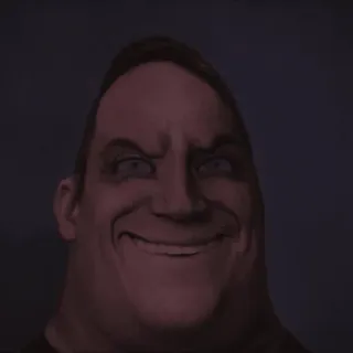😈 Mr. Incredible The Incredibles дискомфорт, мем, неуютно, Мистер Исключительный, страх telegram sticker