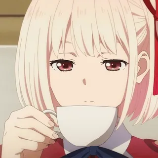 🍵 动漫, 女孩, 饮料, 茶, 可爱, 咖啡 telegram sticker