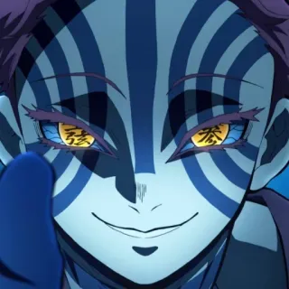 🌀 Akaza Demon Slayer Anime, Demônio, Lutador, Oni, Vilão, Demon Slayer telegram sticker