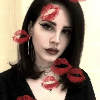 🌟 Lana Del Rey Music telegram sticker