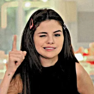 🎬 Selena Gomez Селена Гомес, Певица, Актриса, Знаменитость, Подмигивание telegram sticker