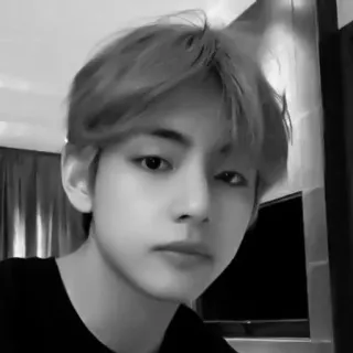 🔪 V kpop, idol, bts, cantante, ritratto, celebrità telegram sticker